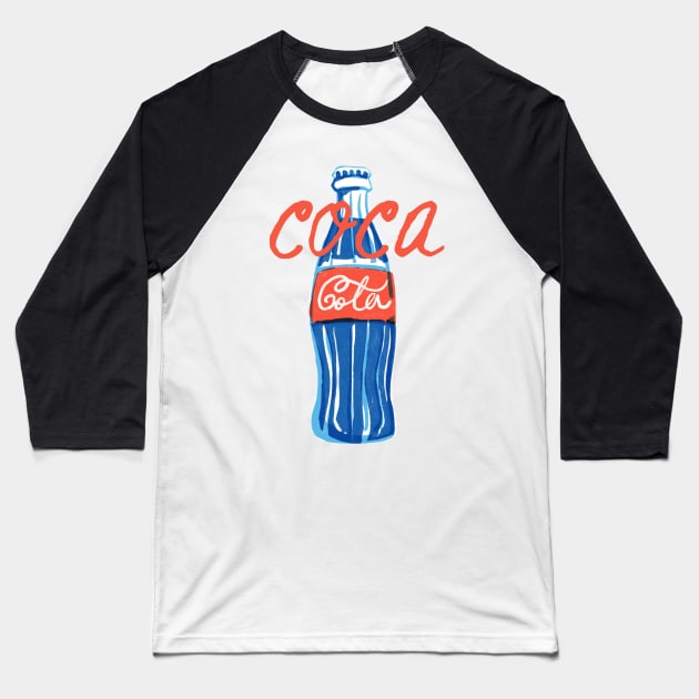 Coca Cola Brand Logo Baseball T-Shirt by ZUCCACIYECIBO